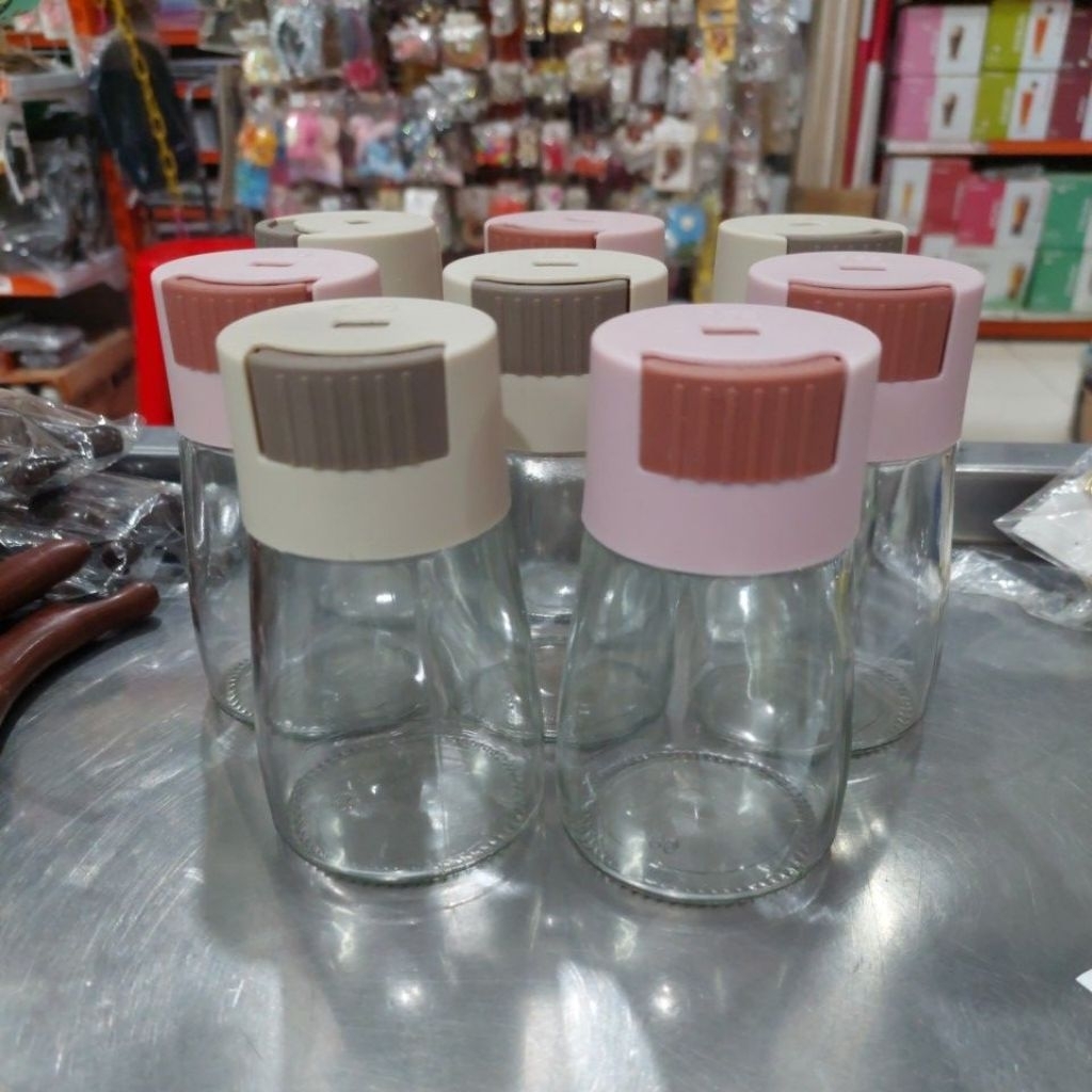 Botol Bumbu Plastik Dapur Garam Gula Toples Bumbu Dapur Toples
