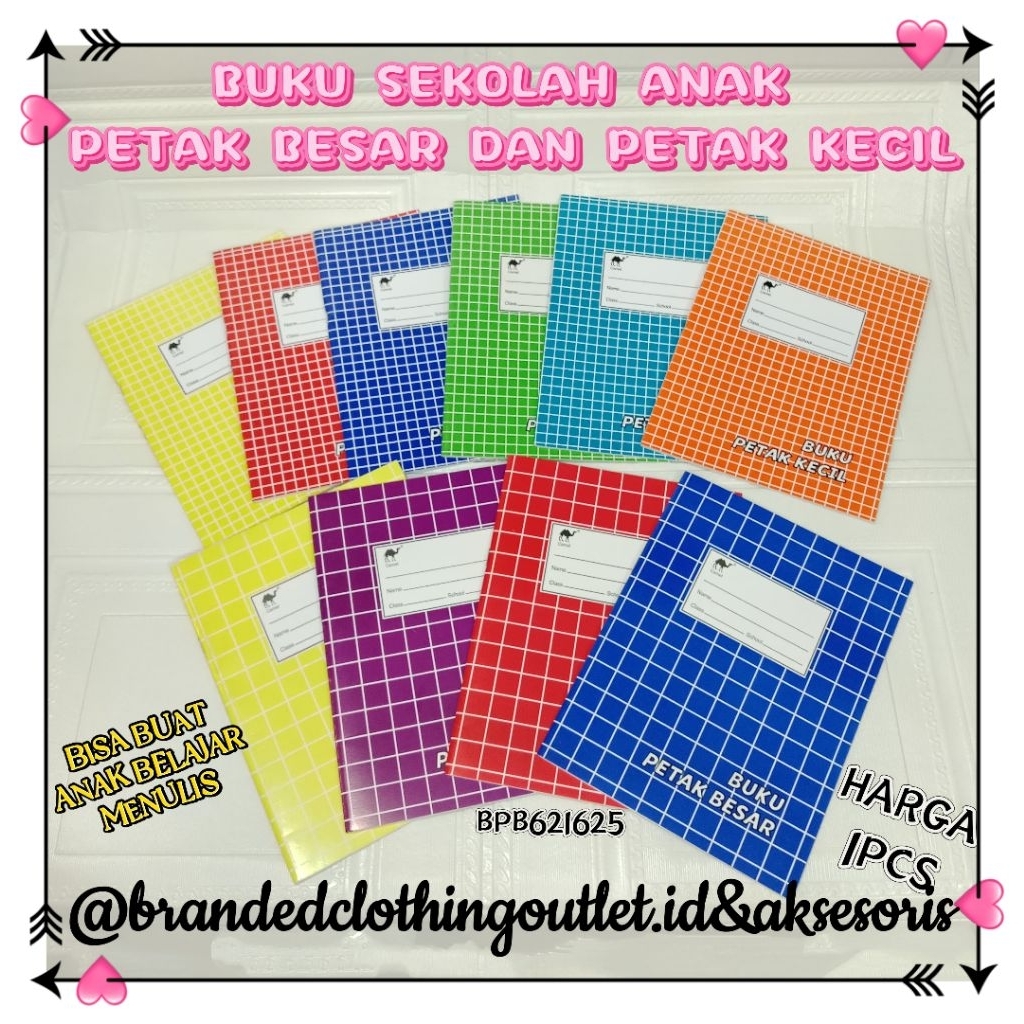 

BUKU TULIS KOTAK BESAR ISI 32 LEMBAR / BUKU TULIS PETAK KECIL / BUKU TULIS ANAK SEKOLAH / PERALATAN SEKOLAH ANAK / BPB621625