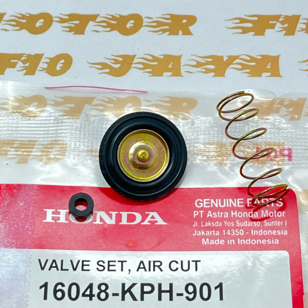 16048-KPH-901 VALVE SET,AIR CUT DIAFRAGMA  KARET VAKUM KECIL KPH SUPRA FIT NEW