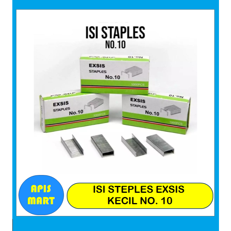 

1 BOX ISI STEPLES EXSIS KECIL NO. 10