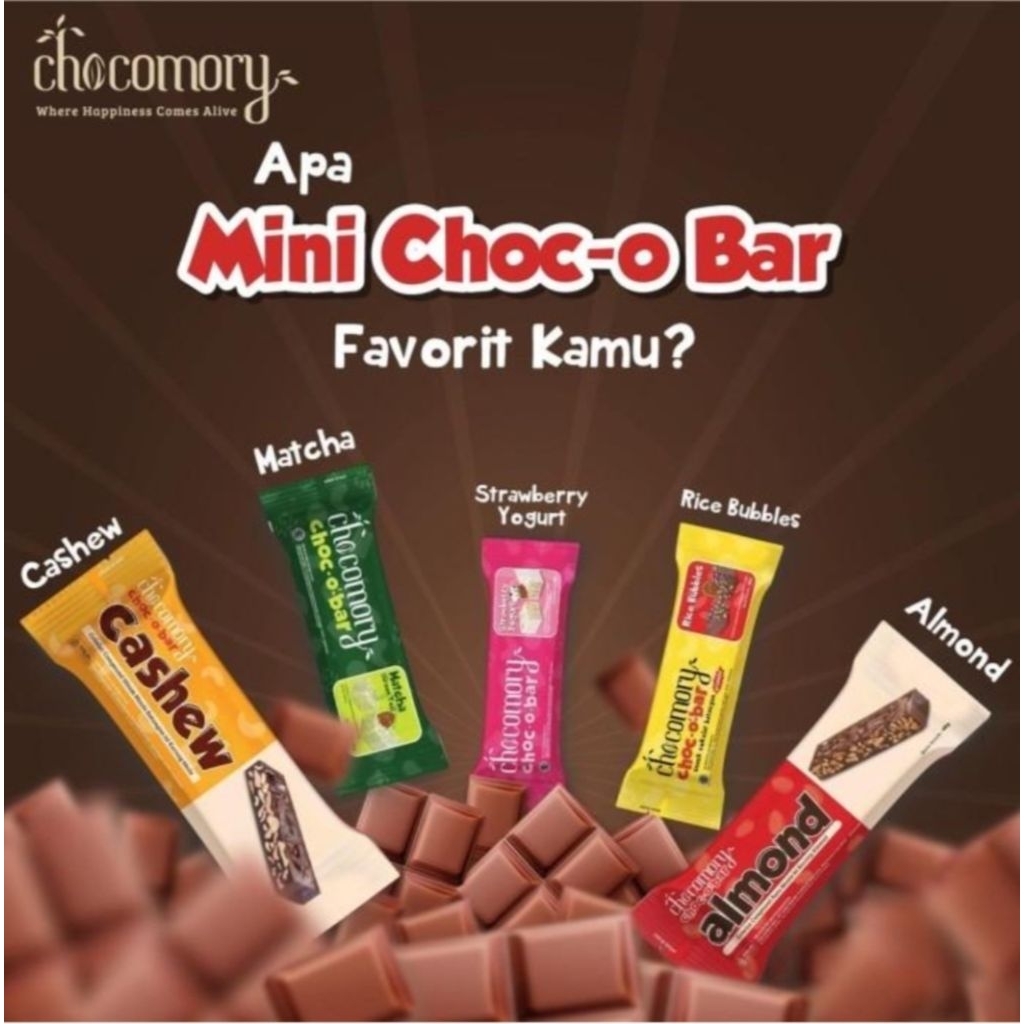 

CHOCOMORY CHOC - O BAR CASHEW 45 GRAM