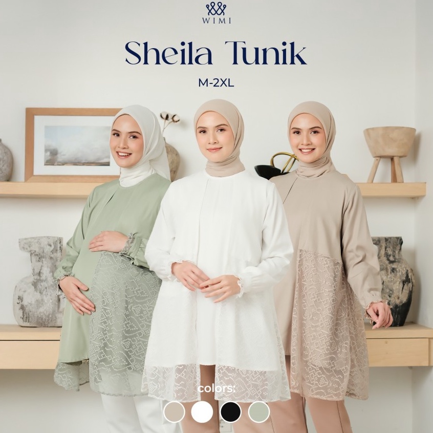 KODE S32W Wimiid  Sheila Tunik  Baju Tunik Ibu Hamil dan Ibu Menyusui