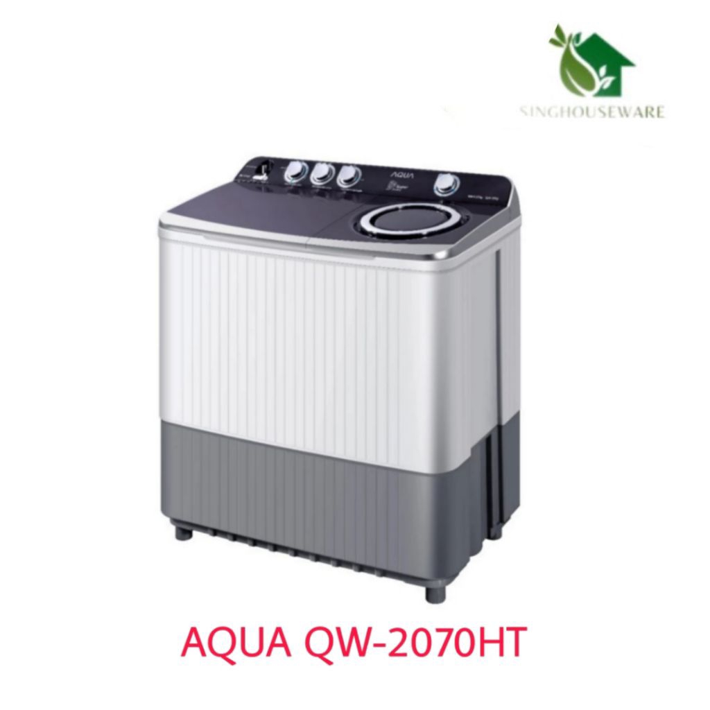 Aqua Mesin cuci 2 Tabung 20Kg QW-2070HT