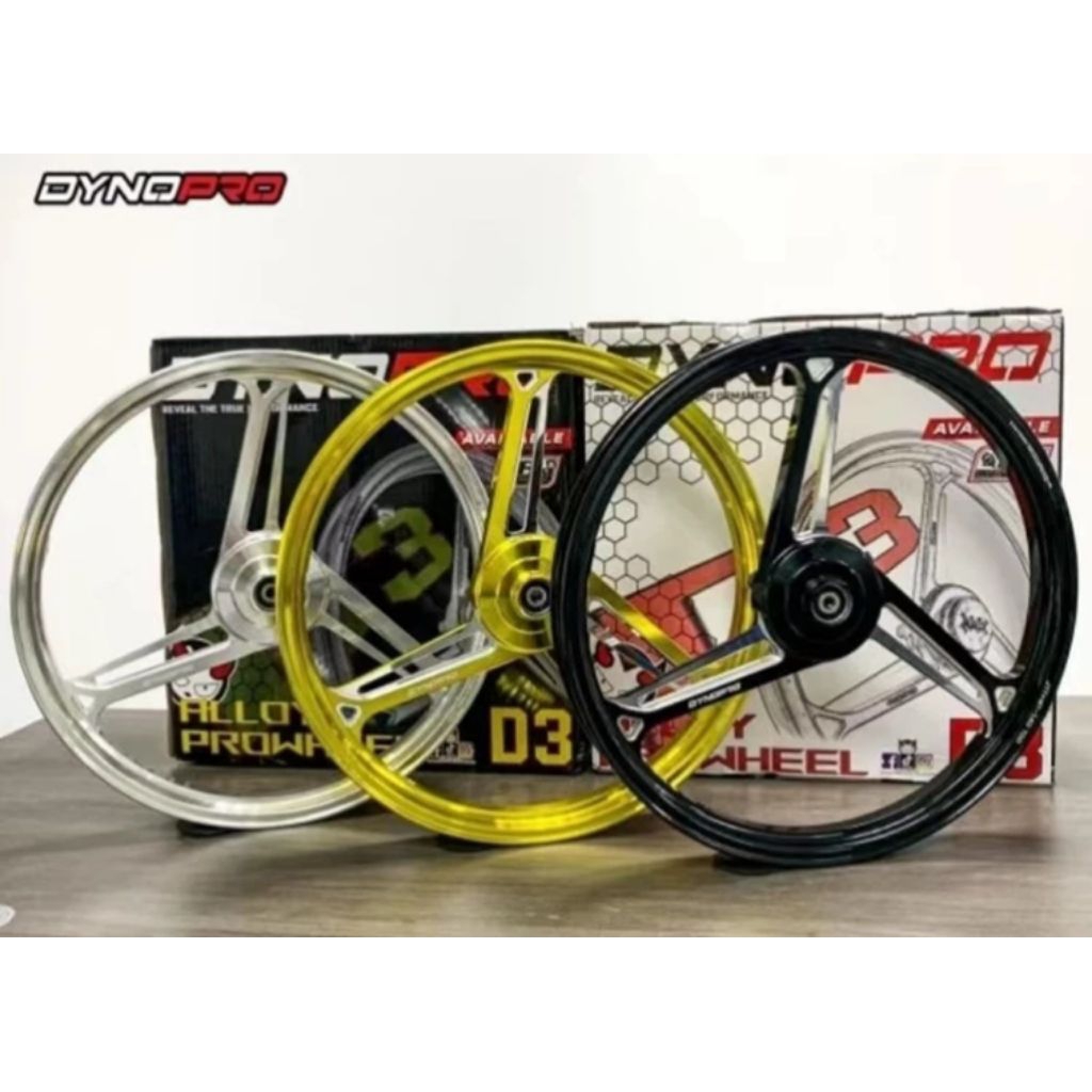 DYNOPRO SPORT RIM D3 CNC SIZE 160/160-17 PNP MX KING/MX OLD/F1ZR FIZR/JUPITER Z | VELG CNC D3 DYNOPR