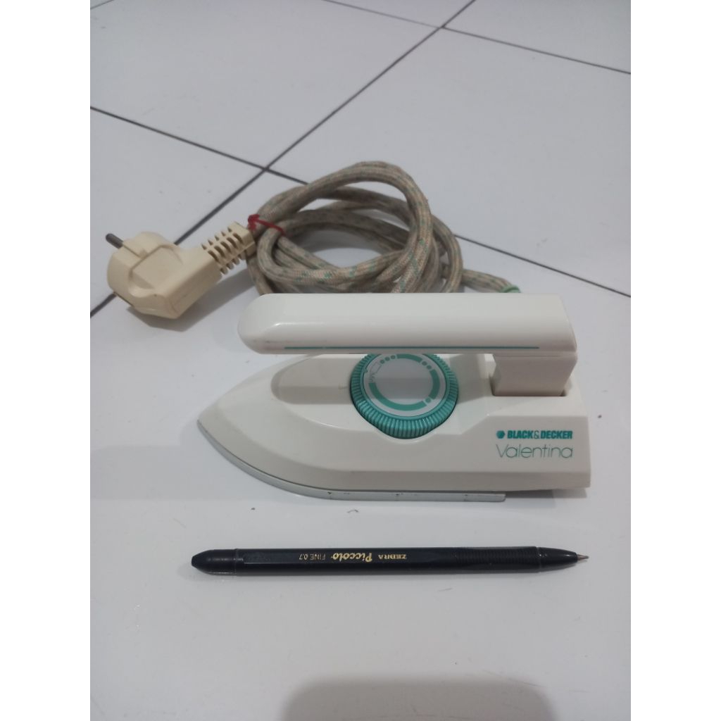 Travel iron setrika black & decker not philips lipat travel mini