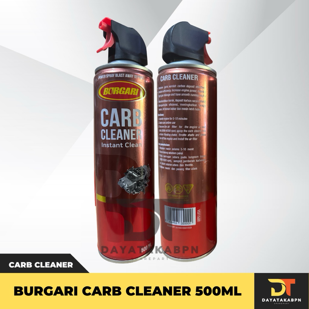 Burgari Carb Cleaner 500ML / Pembersih Karburator