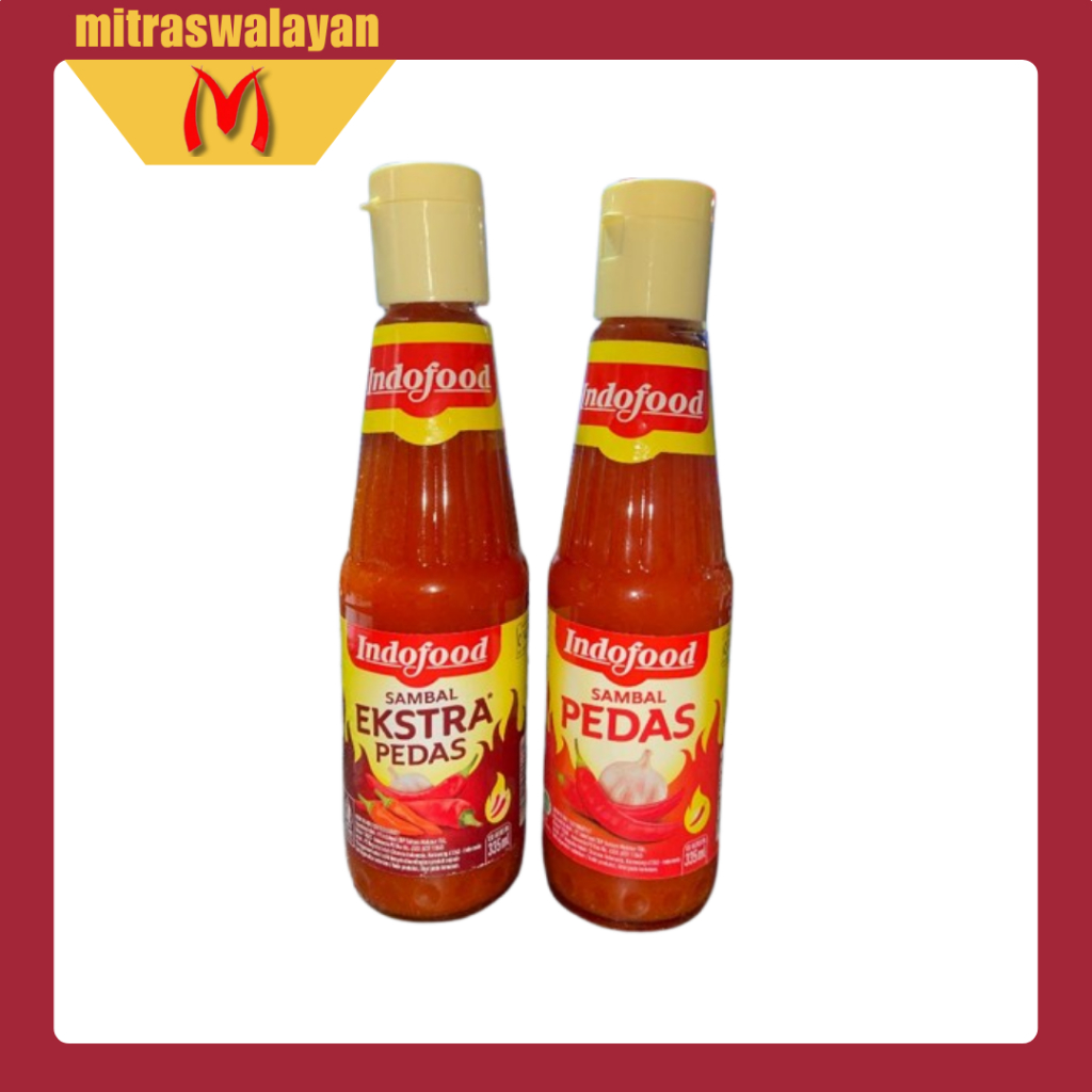 

INDOFOOD Saus Sambal Kemasan Botol Kaca 335 ml