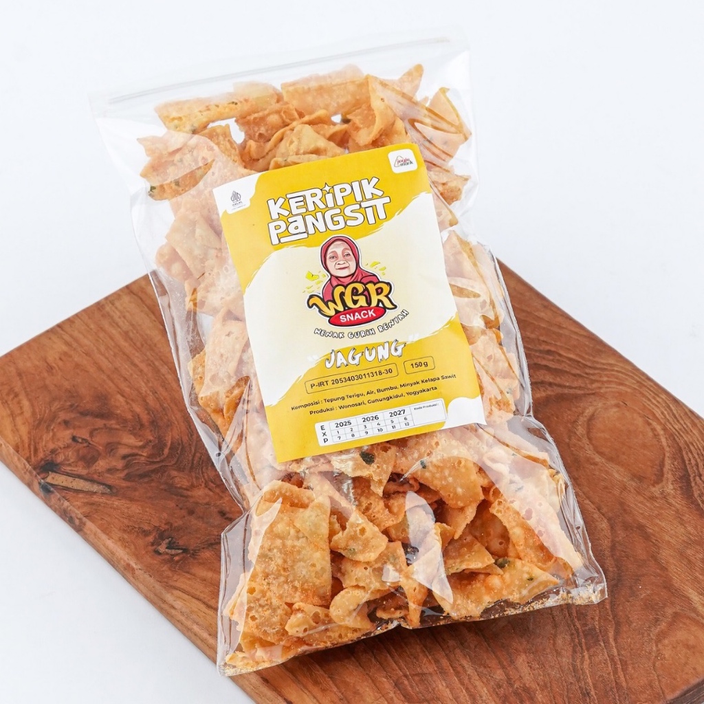

KERIPIK PANGSIT RASA JAGUNG - WGR SNACK