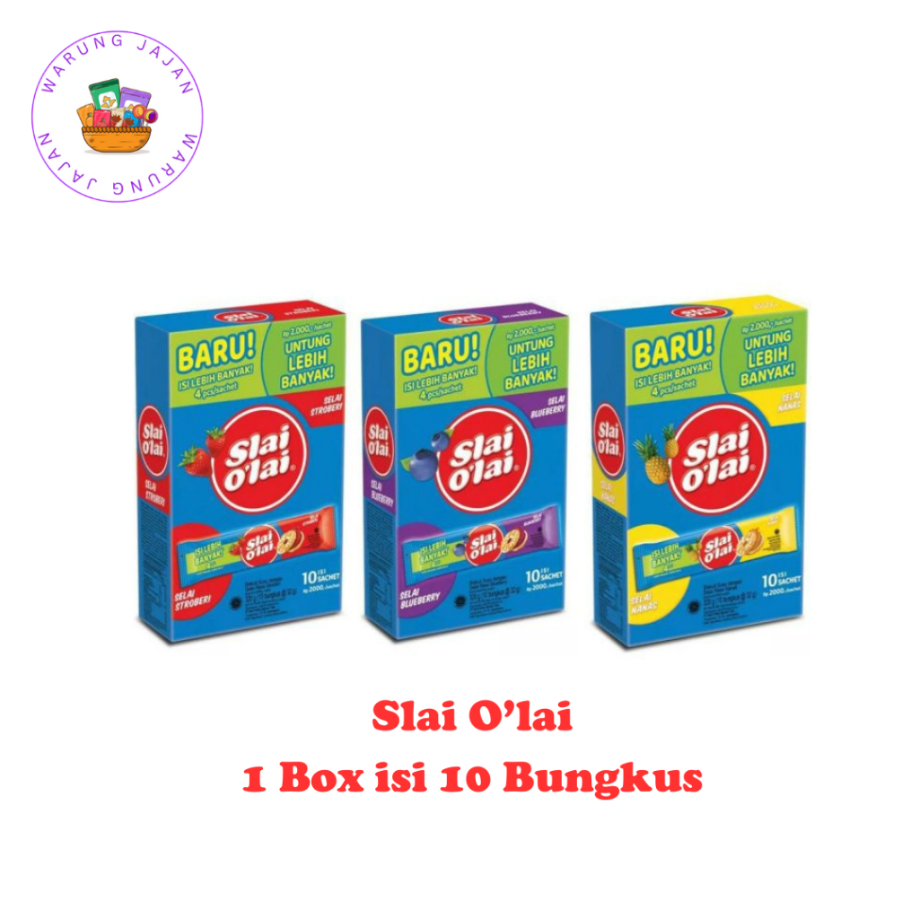 

Slai O'lai All Variant - 1 Box isi 10 Bungkus