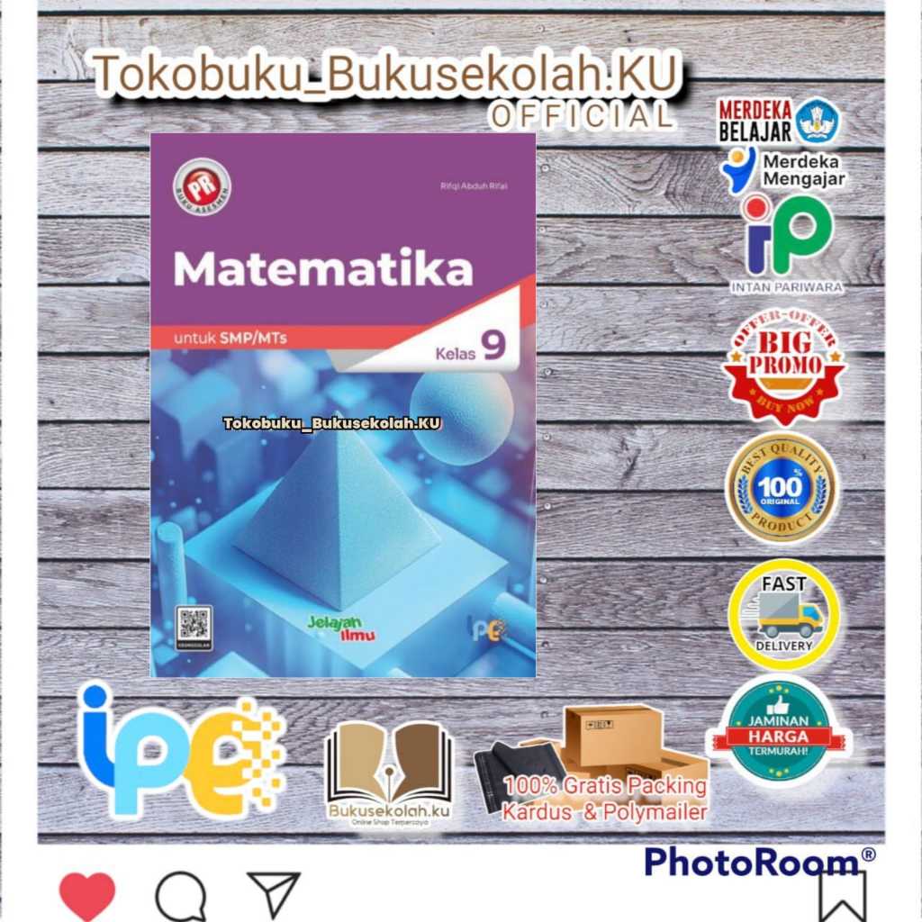 diskon BUKU PR ASESMEN MATEMATIKA KELAS 9 SMP/MTs TAHUNAN terbaru 2025 INTAN PARIWARA