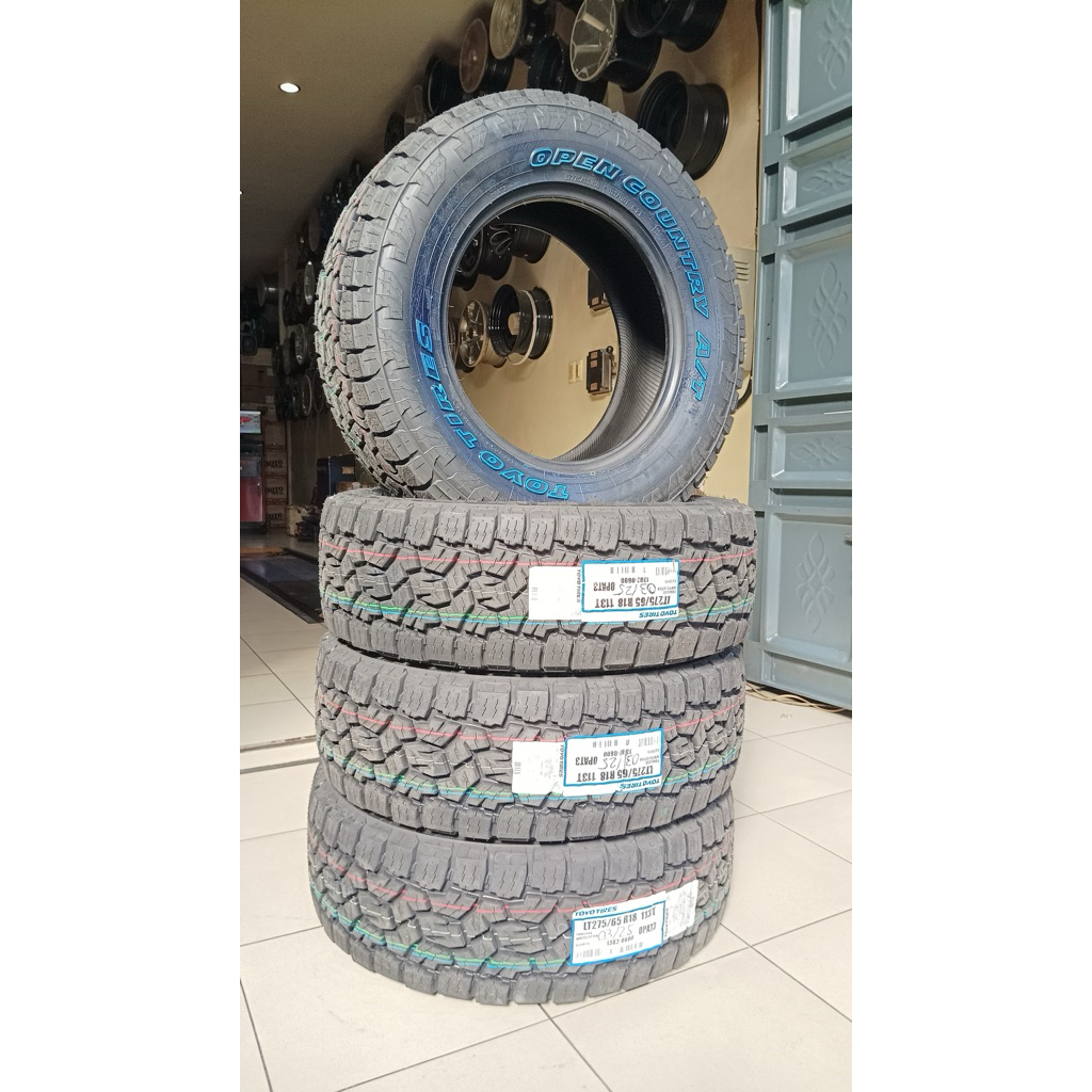 BAN MOBIL TOYO OPEN COUNTRY AT3 RING 18 UKURAN 275/65 Pajero Fortuner Triton