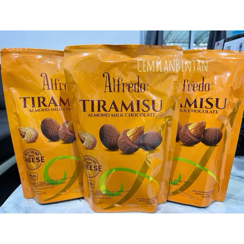 

ALFREDO Tiramisu coklat Almond 300gram