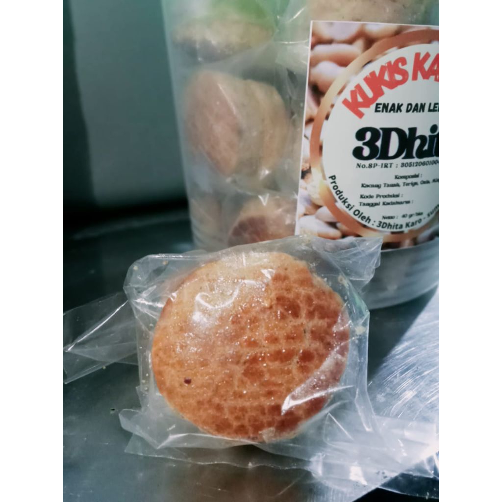 

Kue Kacang 3Dhita / Kue Kacang Jadul 850gr /Kukis Kacang enak