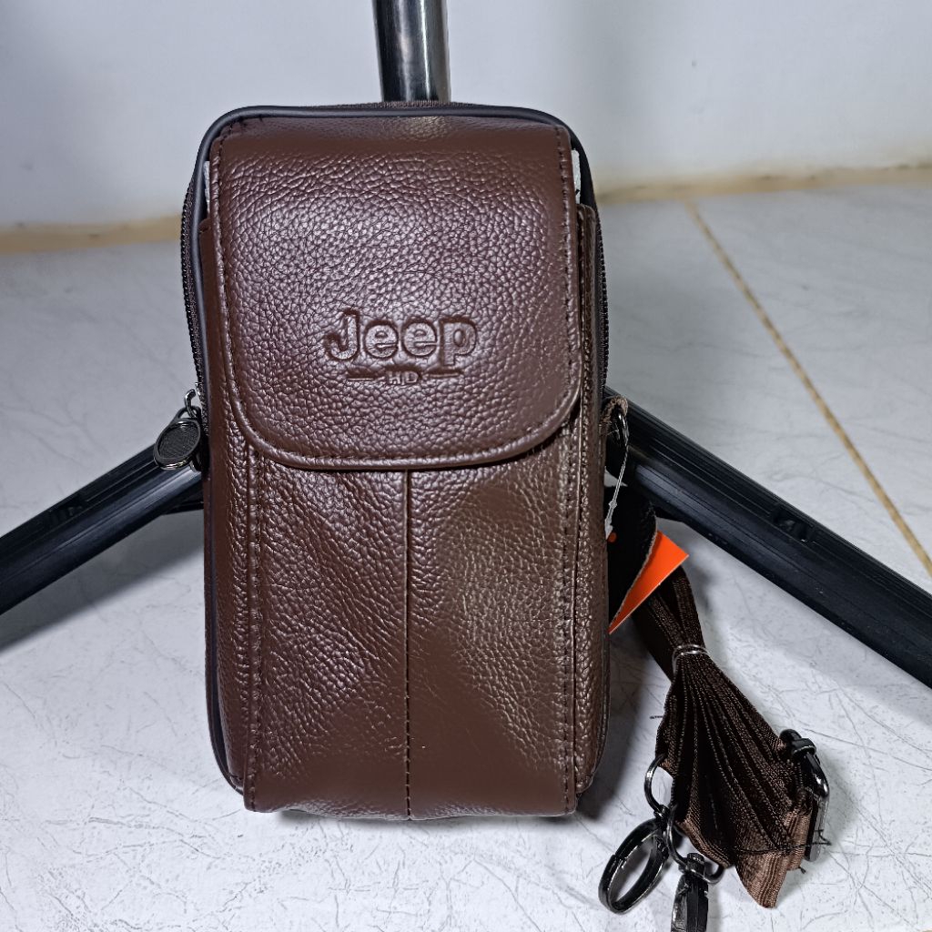 Tas Selempang Kulit Multi Pungsi/Tas Selempang Bahu/Sarung Hp Selempang/Tas Hp Pinggang Kulit Asli