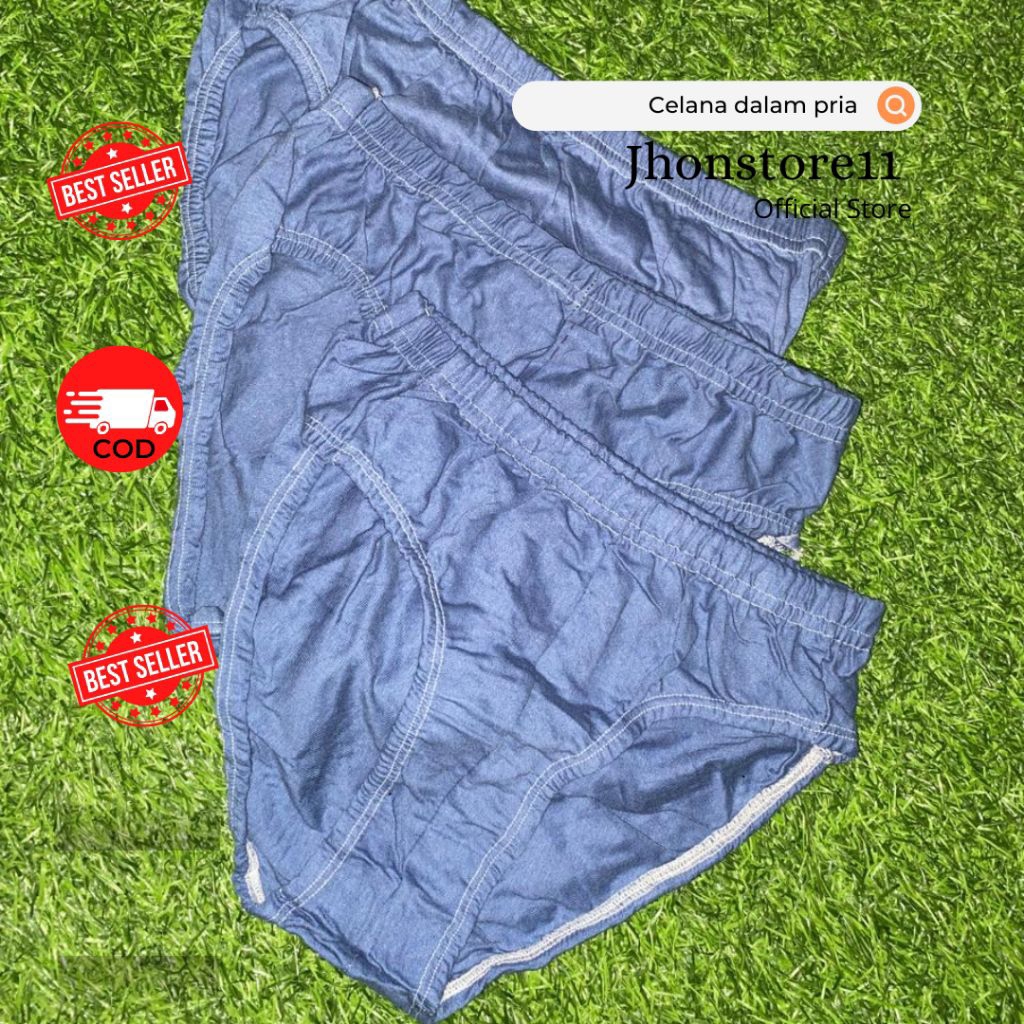 6 pcs celana dalam pria katun