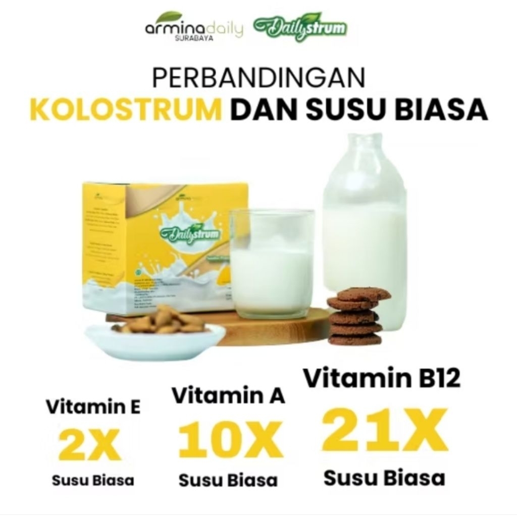 

SUSU COLOSTRUM ARMINADAILY SUSU 1 BOX ISI 10 SACHET