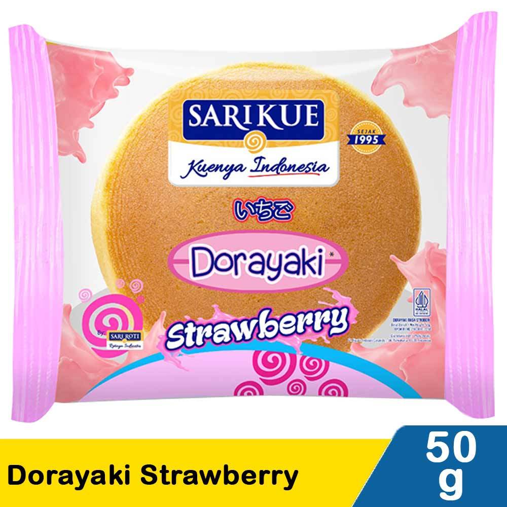 

Sari Roti Dorayaki Strawberry 50g - Authentic Japanese Treat
