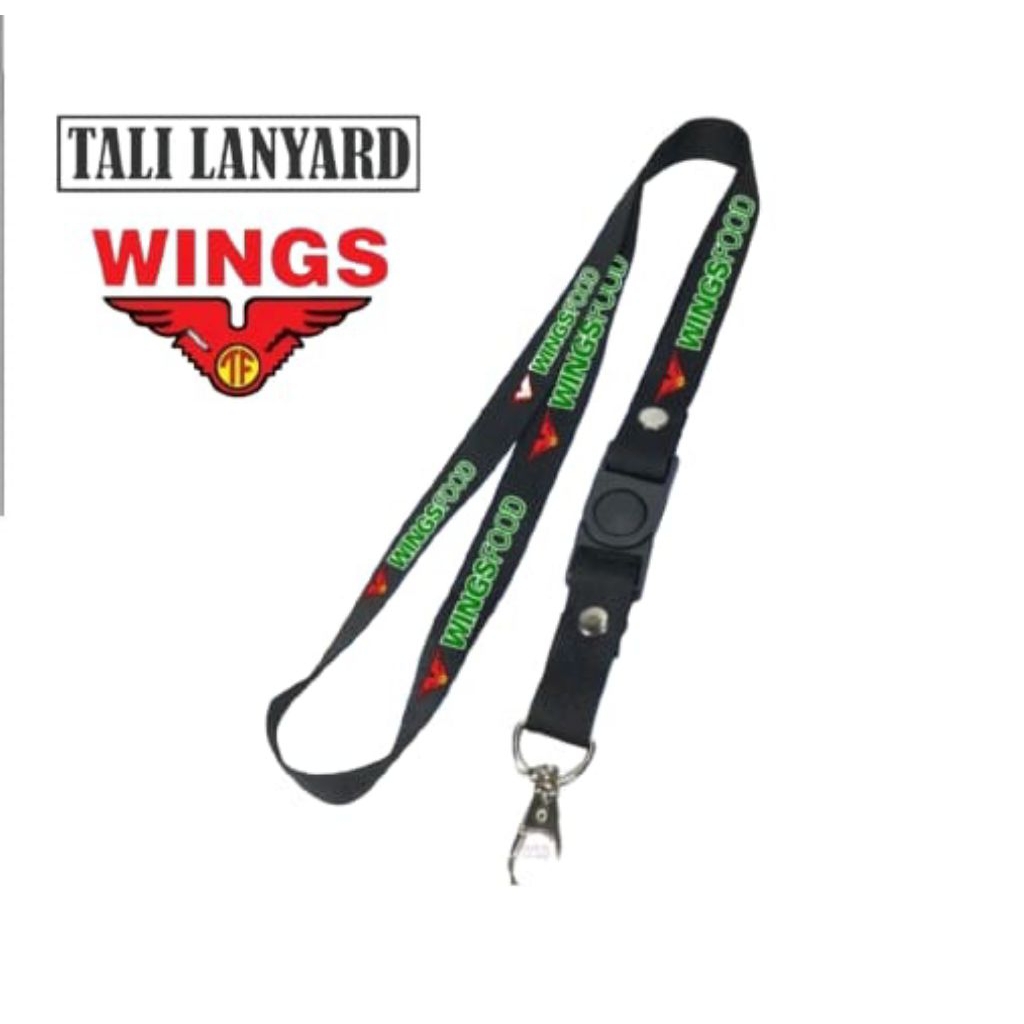

TALI LANYARD WINGSFOOD - TALI ID CARD GANTUNGAN KUNCI WINGS FOOD GANTUNGAN FLASHDISK GANTUNGAN NAMETAG TALI LANYARD BEST SELLER COD