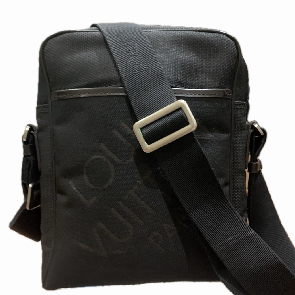 tas pria lv geant canvas citadine black damier