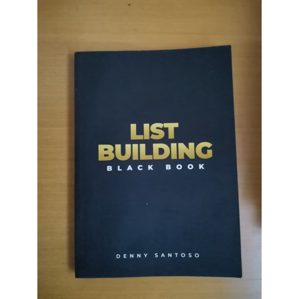 Buku List Building - Denny Santoso Original