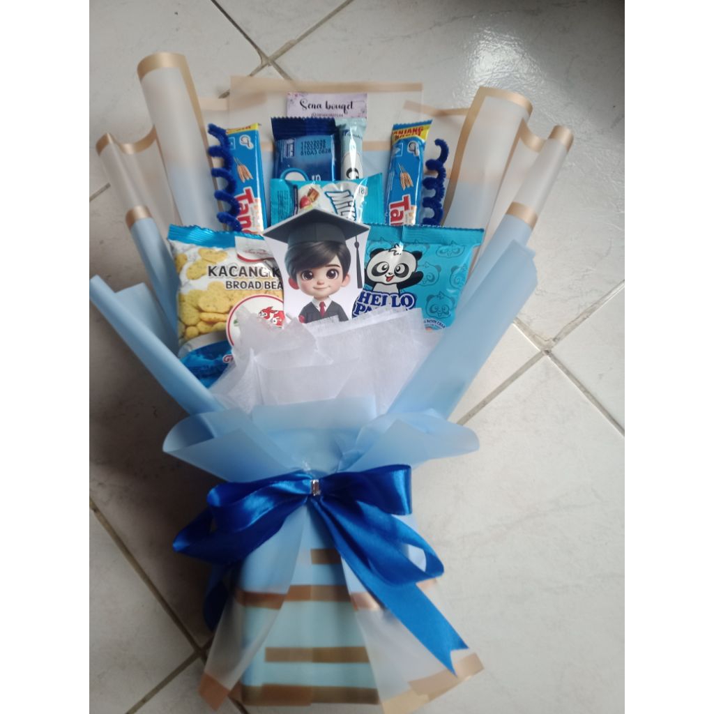 

buket snack/buket wisudahan/buket Ulta dll