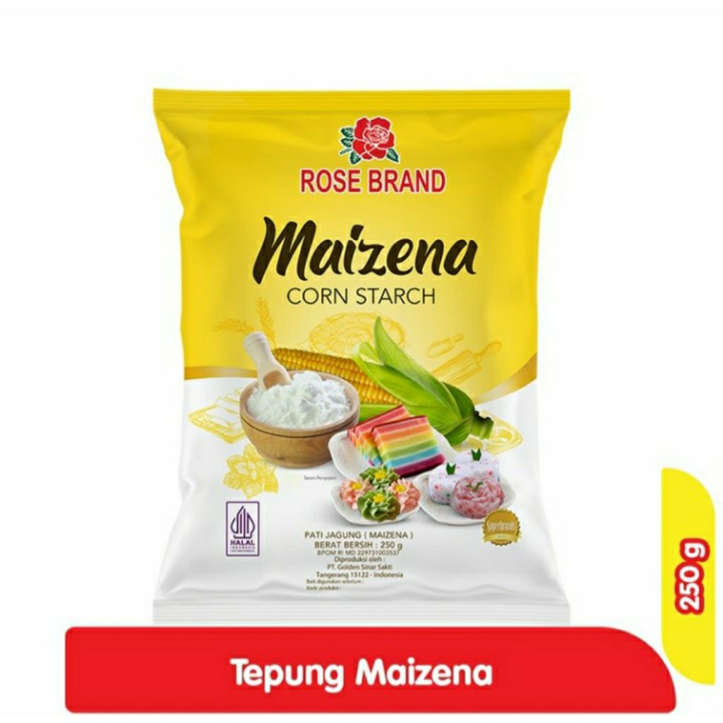 

Rose Brand Corn Starch Pati Jagung Tepung Maizena 250g