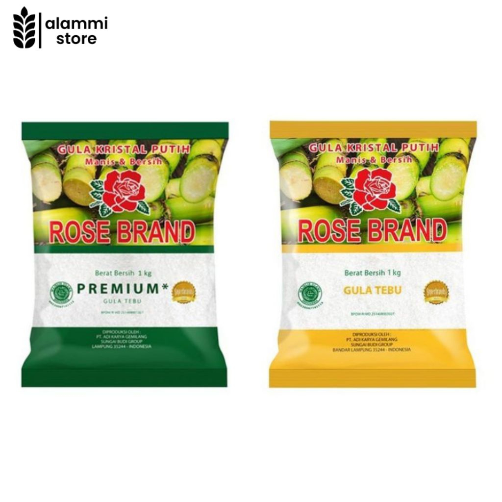 

Gula Rose Brand Gula Tebu Hijau Kuning Pre Eco Gula Pasir 1 Kg