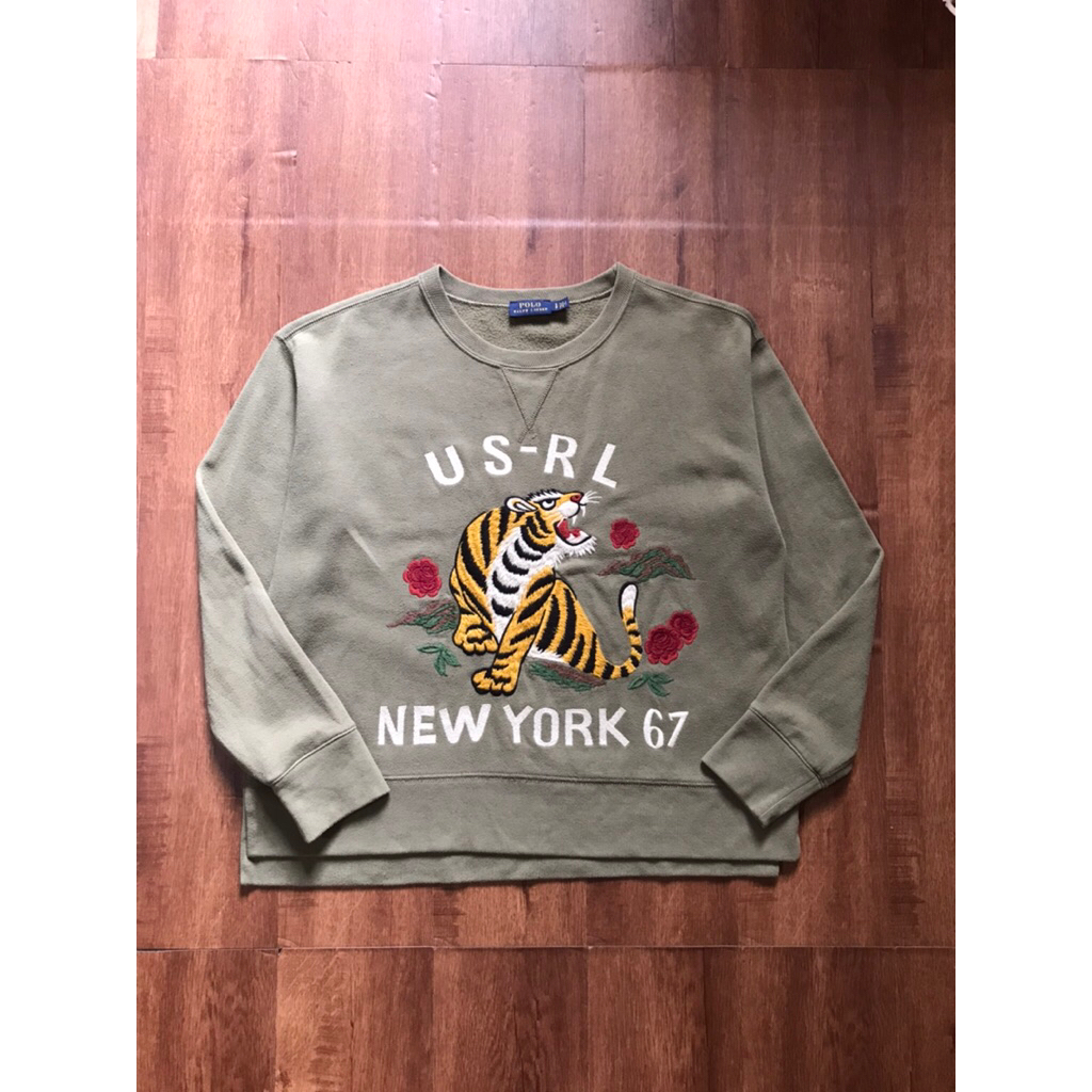 Polo Ralph Lauren Sweatshirt Tiger Embroidery US