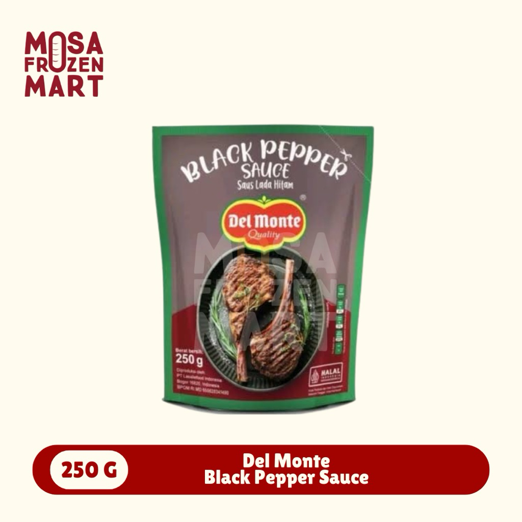 

Del Monte Black Pepper Sauce 250 Gr | Saus Lada Hitam