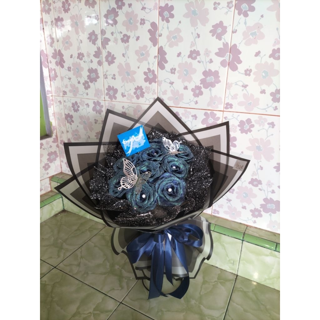 

BUKET PITA SATIN GLITTER