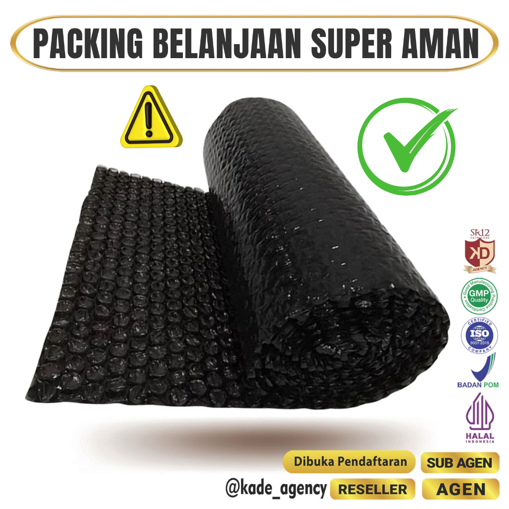 

BUBBLE WRAP PACKING TAMBAHAN SUPAYA LEBIH AMAN - EXTRA BUBBLE WRAP UNTUK PACKING