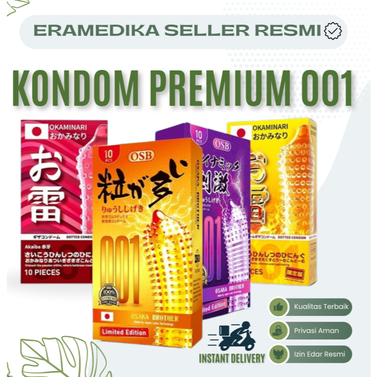 Kondom Gerigi Premium Anti Bocor Bisa COD Privasi Aman