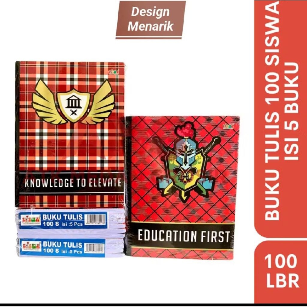 

17) Buku Tulis Pendek Merk Sidust