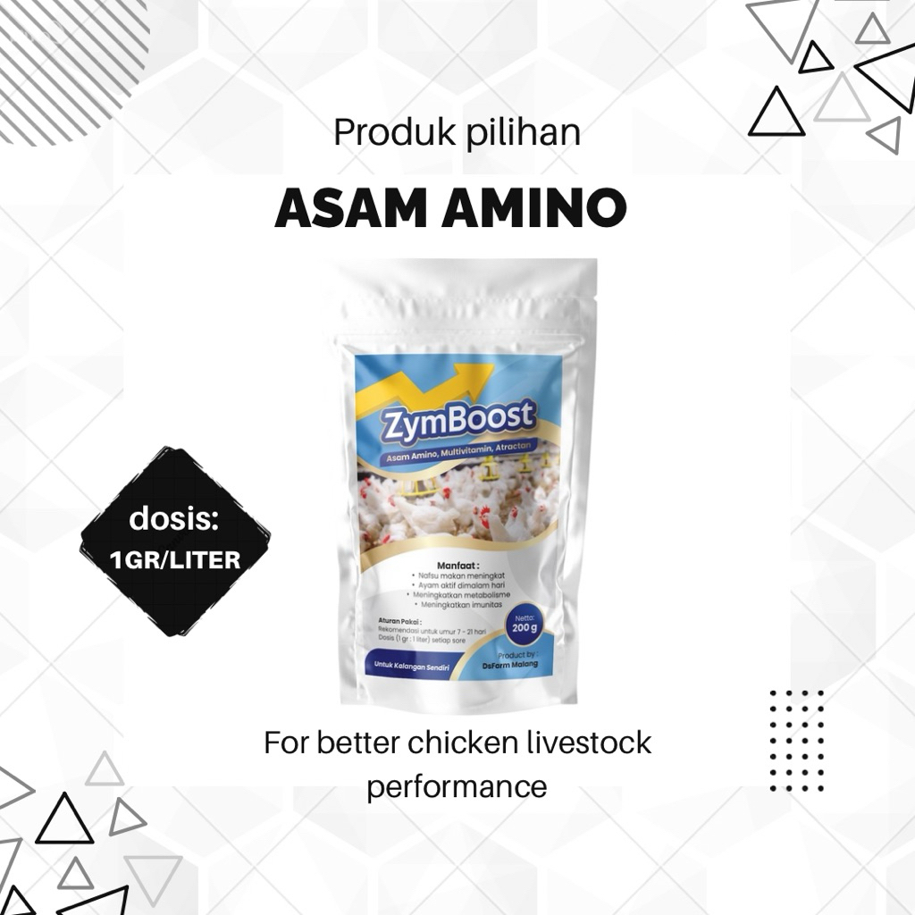 vitamin ayam - asam amino - Zymboost