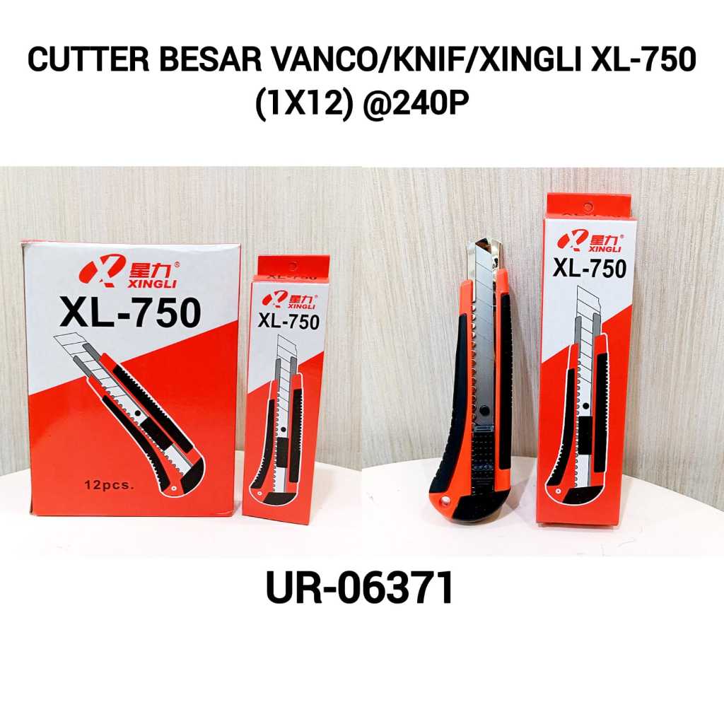 

Pisau Cutter Pemotong Kertas Besar XL-750/Pisau pemotong kertas/pisau cutter besar serbaguna