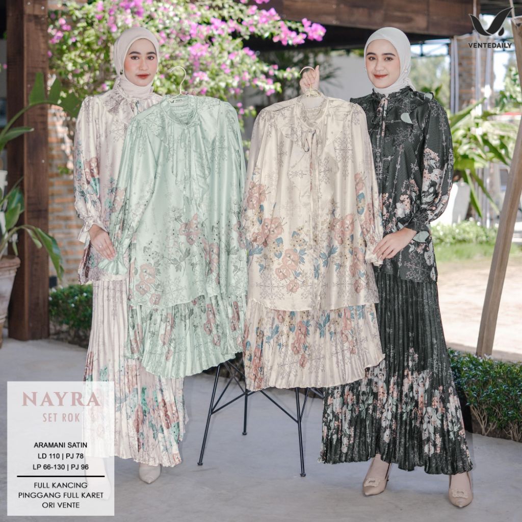 NAYRA SET ROK FALISHA ONESET CALISTA TITIAN ONESET VISHA TUNIK FRINA ONESET NADHINA ONESET THANIA ON