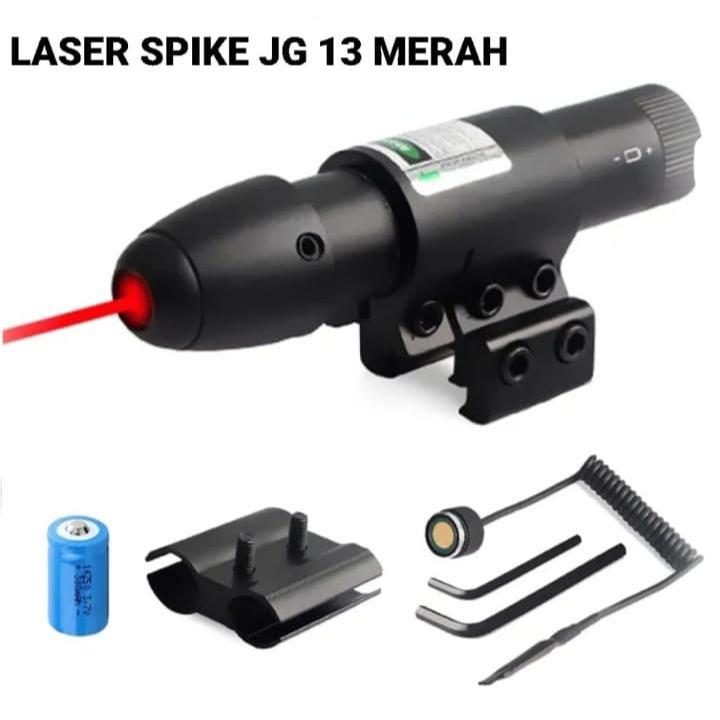 Laser senapan SPIKE nyala hijau&merah laser siang malam - Merah