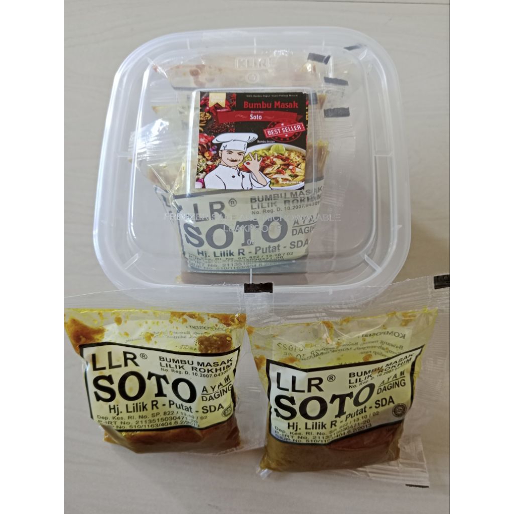 

Soto Bumbu Instan Paket Thinwall isi 5 pcs