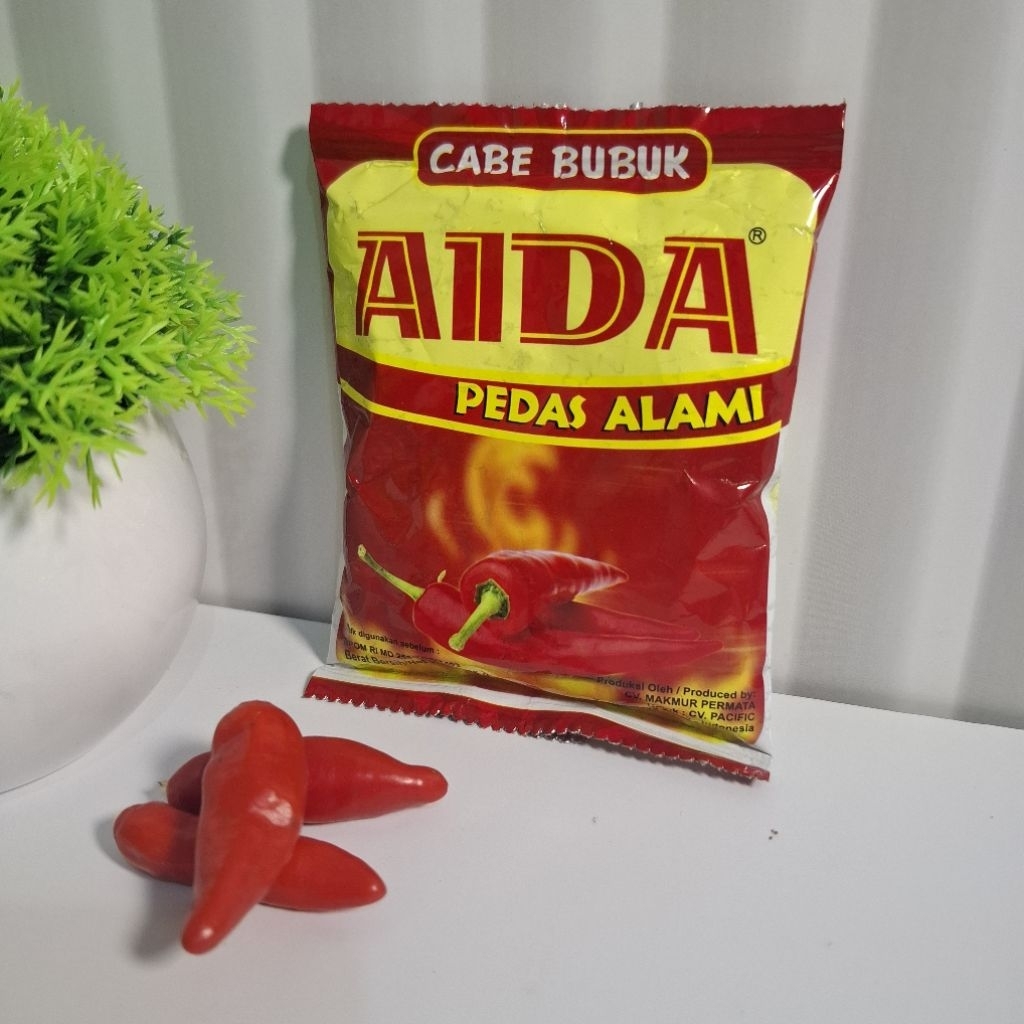 

Cabe Bubuk AIDA Pedas Alami