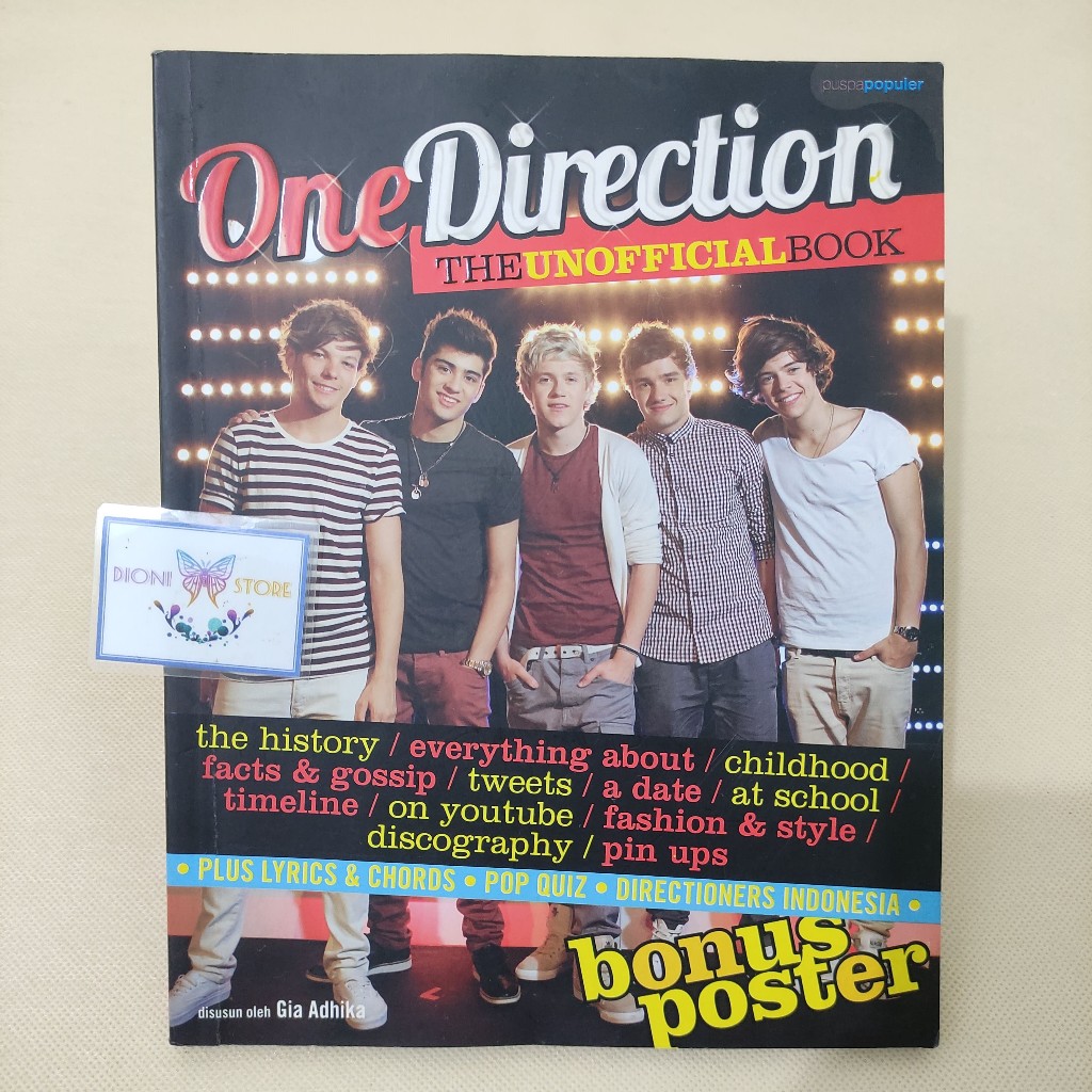 (ORIGINAL) Buku One Direction The Unofficial Book