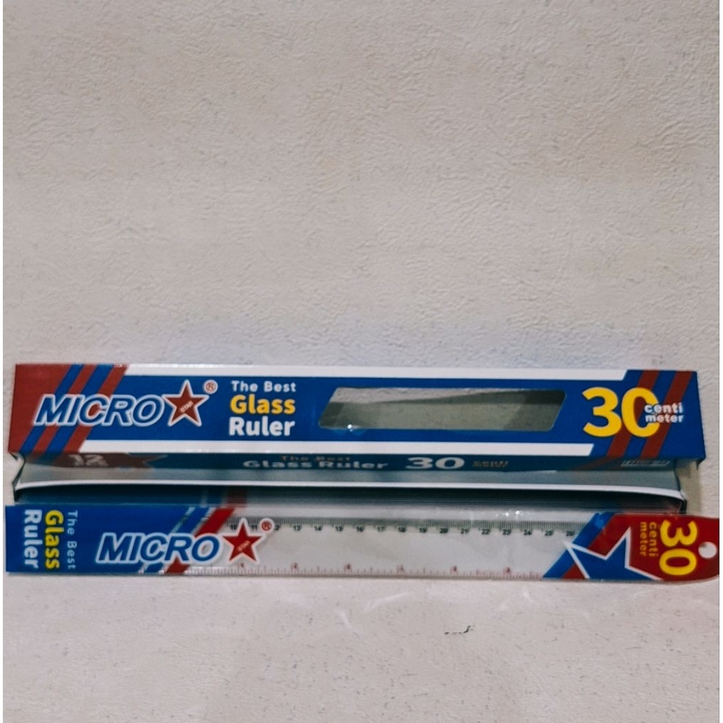

Penggaris MICROSTAR 30 CM /perpak isi 12