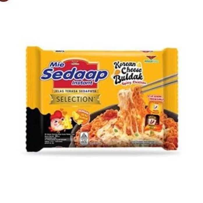 

Mie Sedaap Korean Cheese Buldak Spicy Chicken || Mie Sedaap Selection || Mie Instan dengan Varian rasa Korean Cheese Buldak Spicy Chicken Serta Tambahan Keju Bubuk