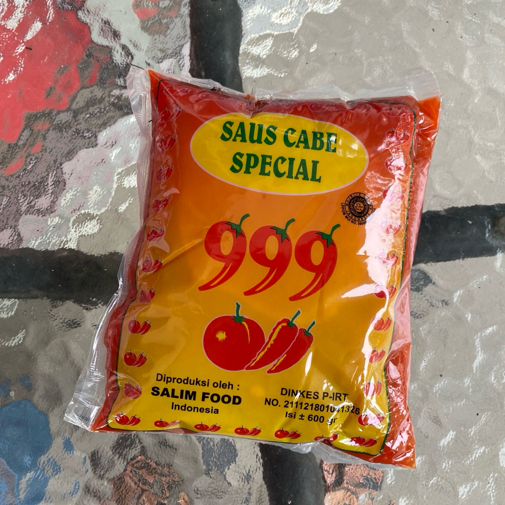 

Saus Cabe Spesial Merk 999 Asli Medan Kemasan 400 Gram Murah & Hemat