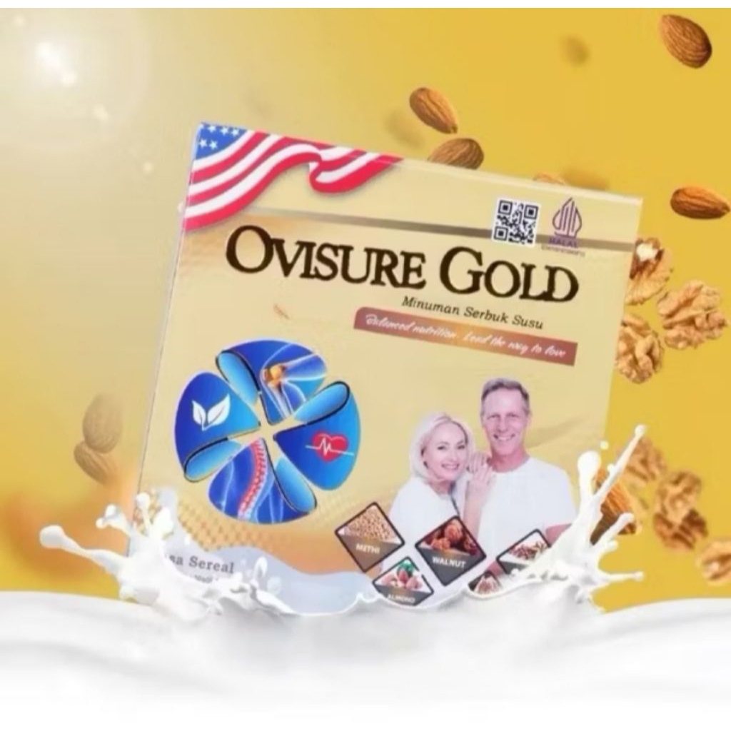 

SUSU OVISURE GOLD ORIGINAL BPOM USA ,OVISURE GOLD DUKUNGAN SUSU UNTUK NYERI MUSKULOSKELETAL