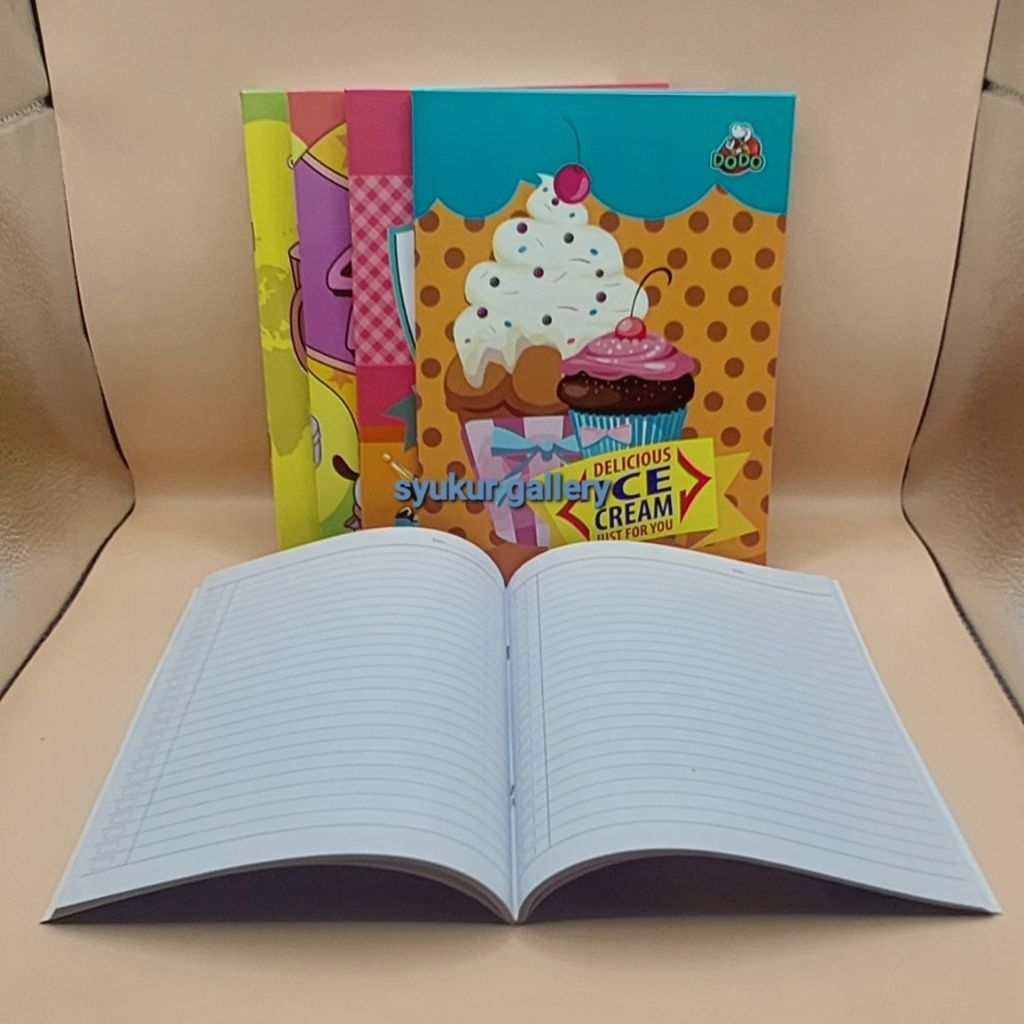 

Buku 58 Lembar murah / Buku Tulis murah Isi 58 Lembar dijual Eceran satuan 1pcs