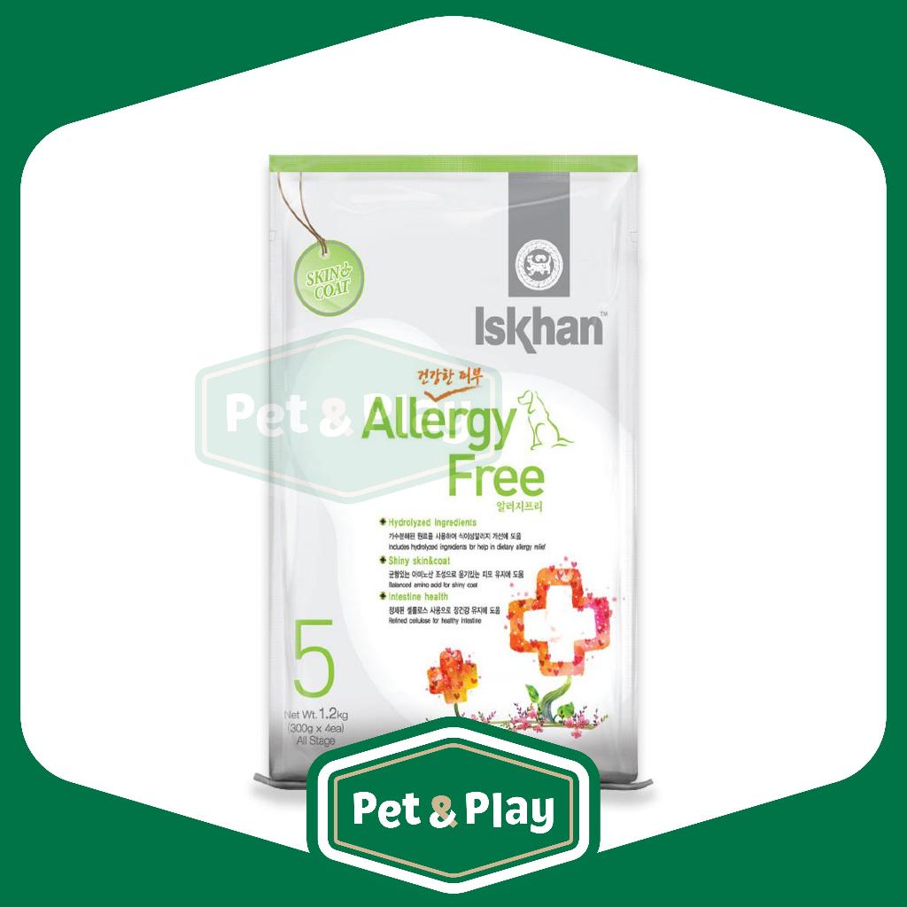 Iskhan Dog Food 5 Allergy Free 1,2 Kg & 6 Kg