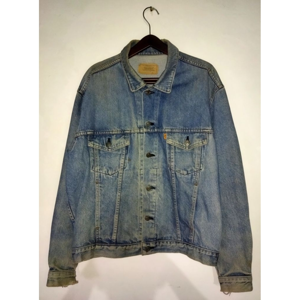 JAKET LEVIS VINTAGE 80s 70649-0217 DENIM TRUCKER JACKET JAPAN MARKET