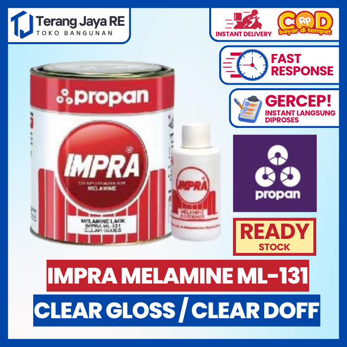 Cat Kayu Transparan Impra Melamine Lack ML-131 - Clear Doff / Gloss