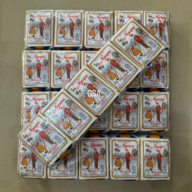 

(80gr / JUMBO) Teh Nyapu jumbo 80gr isi 5 pcs (1 pak/press)
