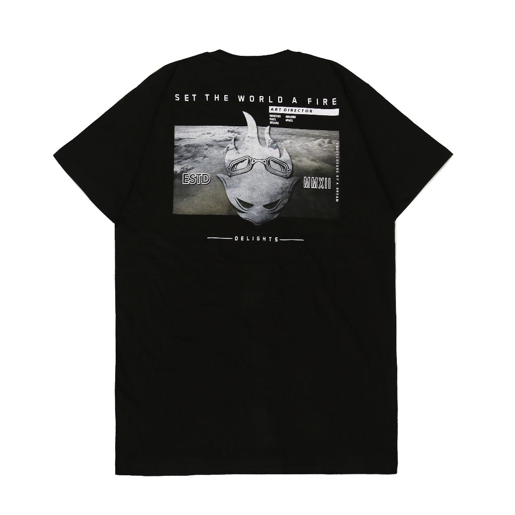 INFLAME REBORN T-SHIRT BLACK SERIES WORLD FIRE